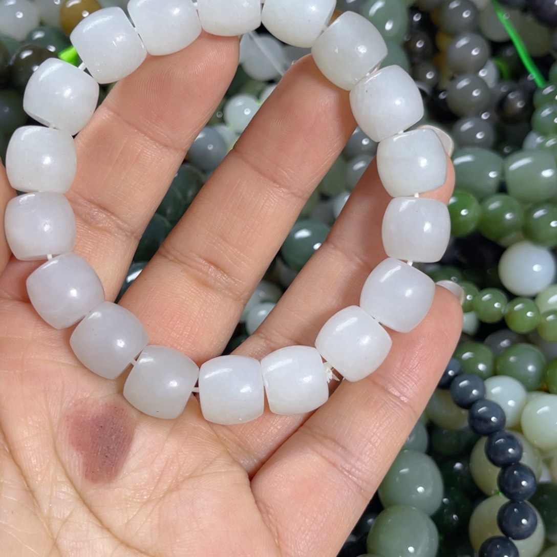 和田玉手链未镶嵌