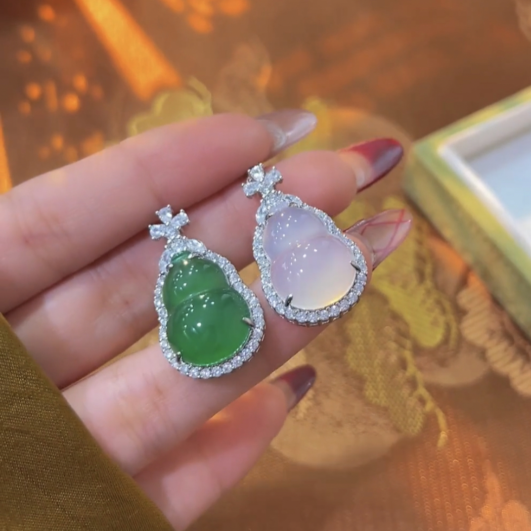 坠链均925银 新款葫芦项链小众高级感～