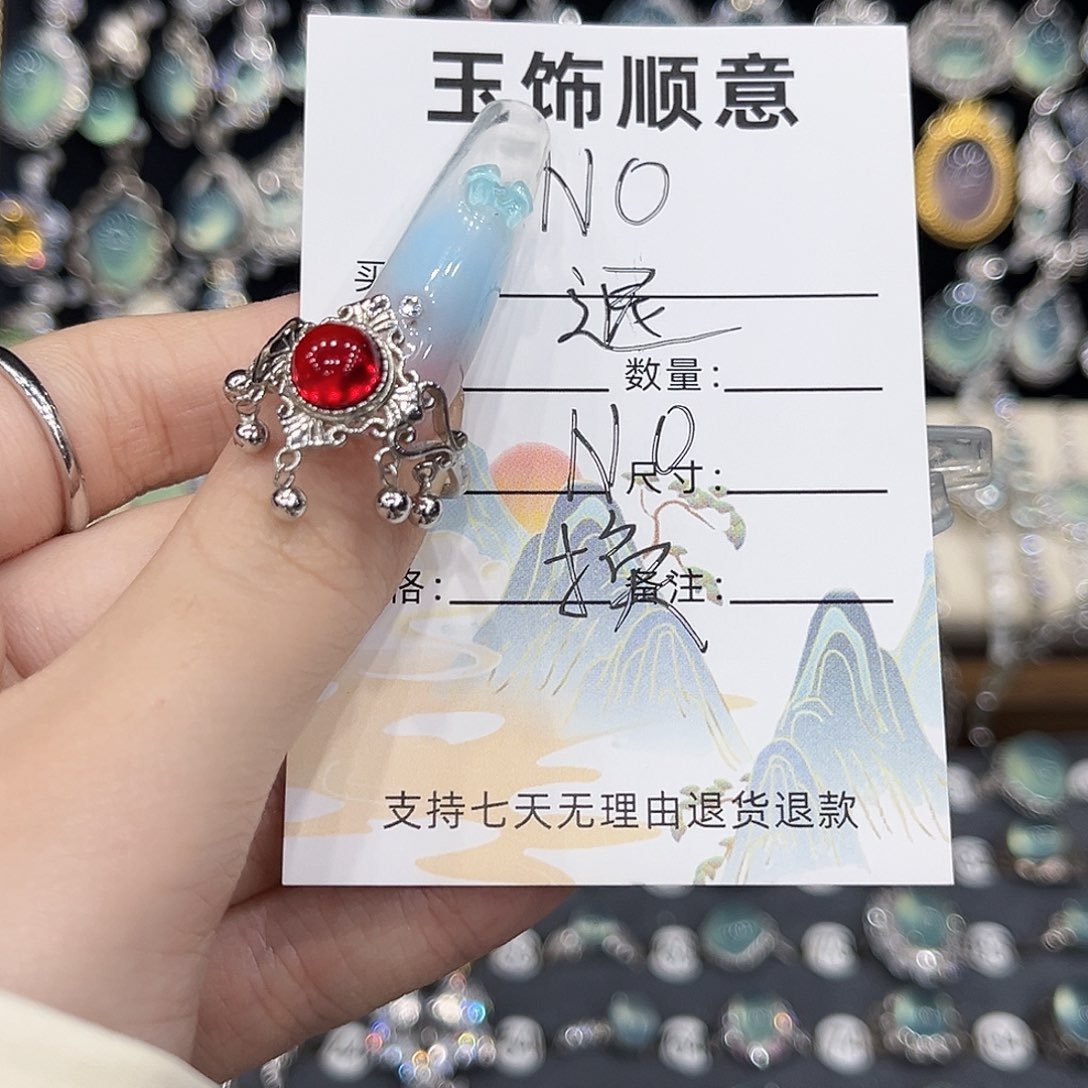 *****戒指银S925镶嵌托帕石