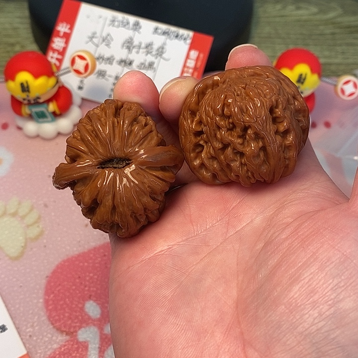 把件文玩核桃四座楼