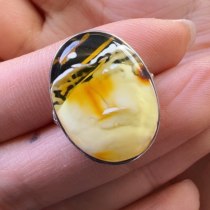 蜜蜡颈饰未镶嵌蜜蜡