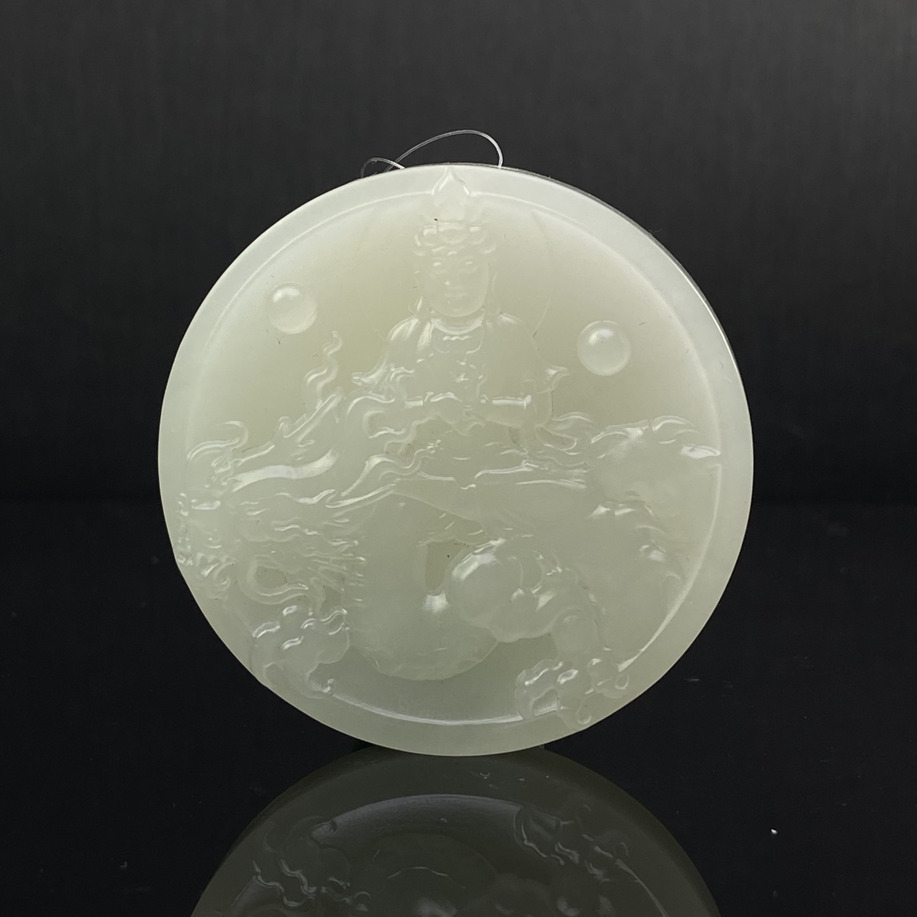 AK6005DX 和田玉 梵音慈航/朵云轩