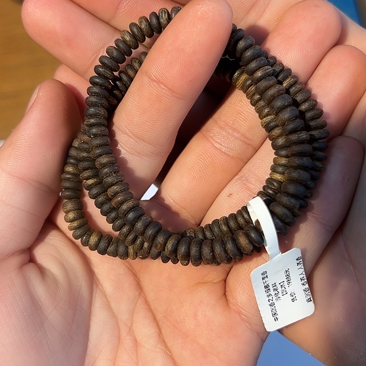 沉香手串千里香单圈沉水多样性发一条
