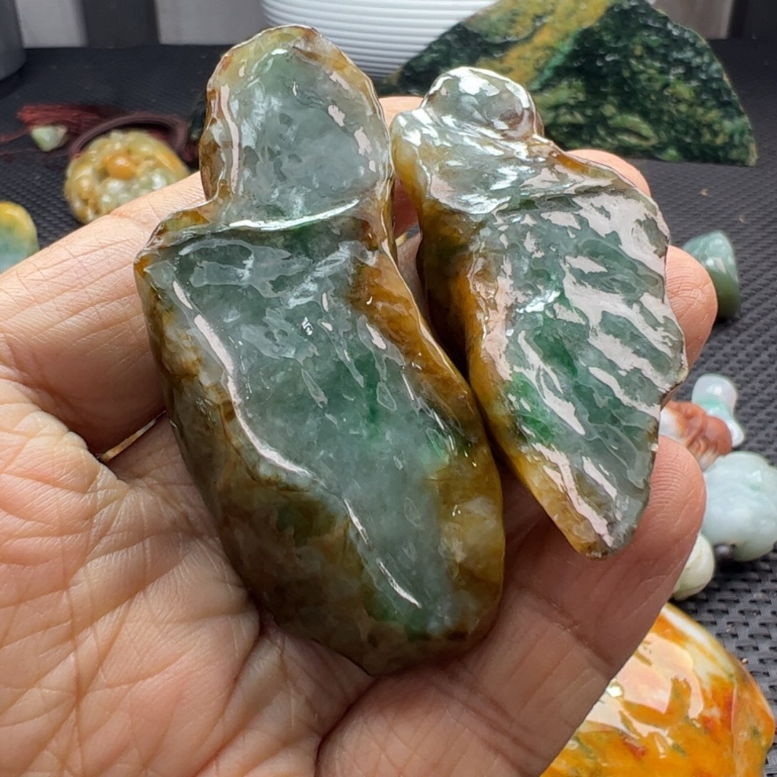 翡翠裸石缅甸翡翠