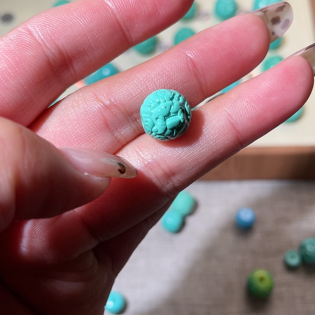 手工雕刻配饰配珠卡11