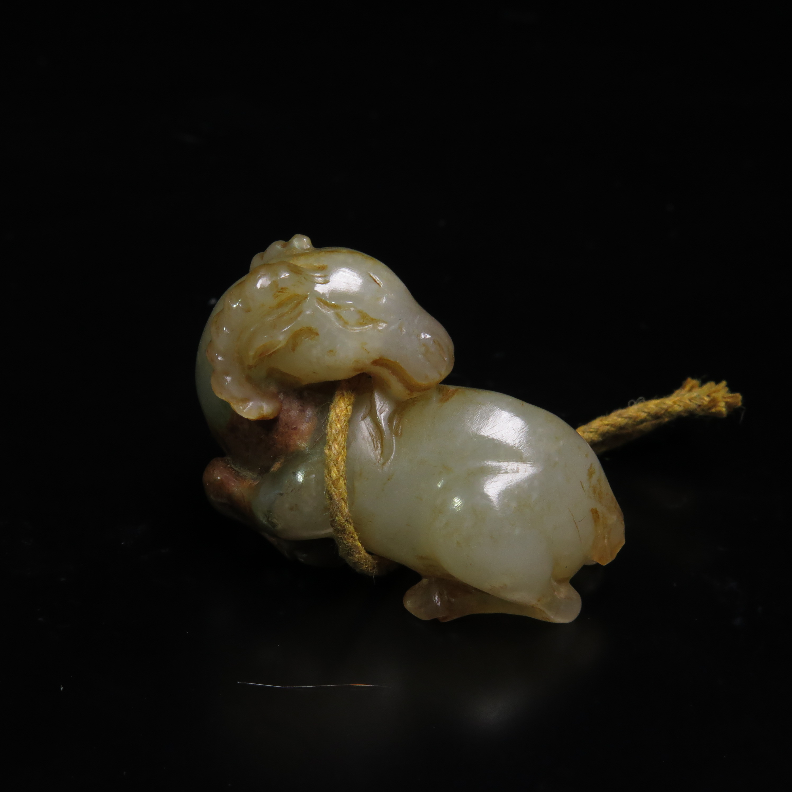 清代玉羊/MZ557013/和田玉/民族文物