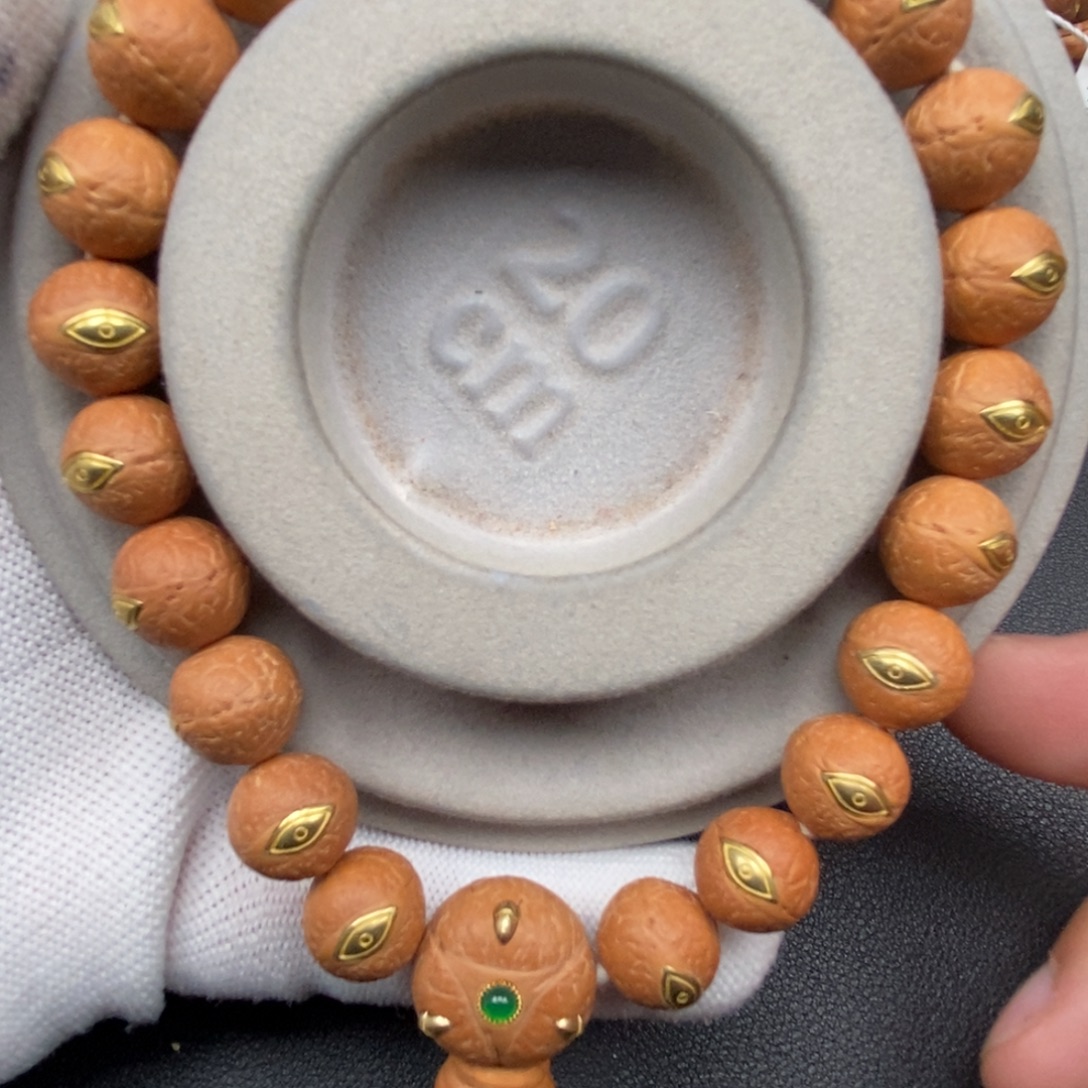 凤眼菩提手串镶嵌法罗眼11.5mm