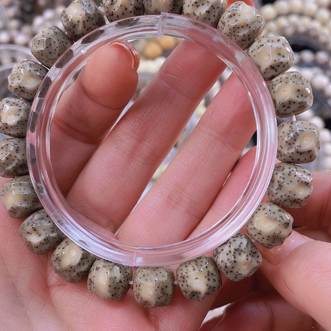 星月菩提手串觅****水石玉料无相手串一物一图11/10