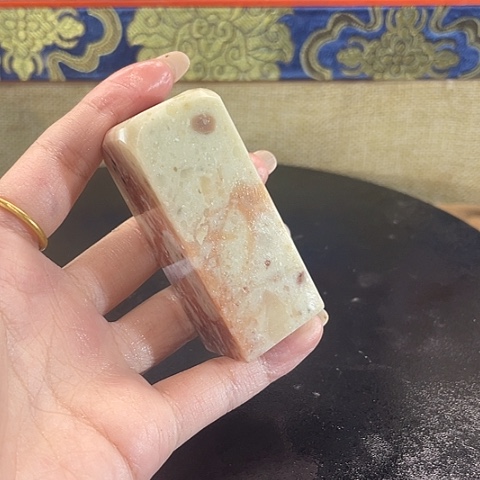 寿山石印石将***秋寿山石印石