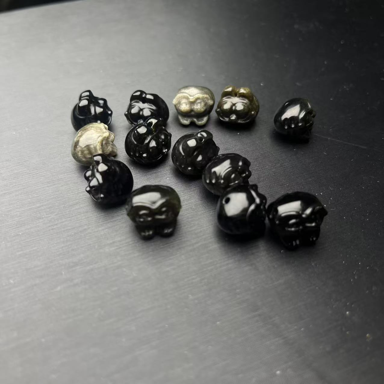 ZBG1251加菲猫金耀石单珠