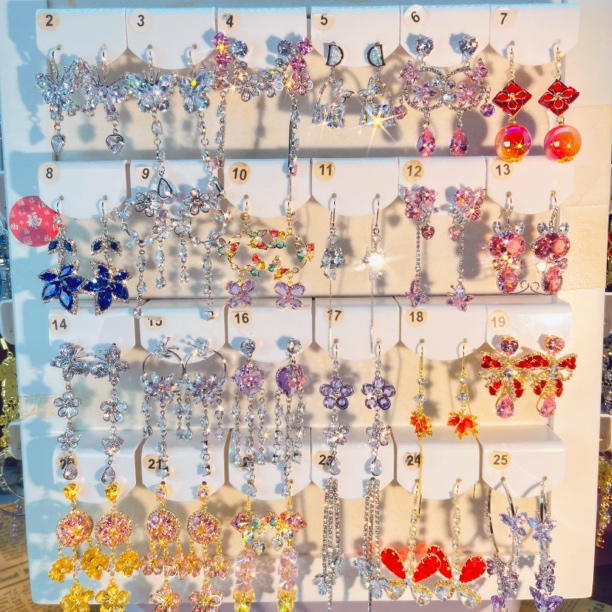 铜合金耳饰 耳钉耳饰古风ins小众百搭高级饰品国风复古时髦超仙