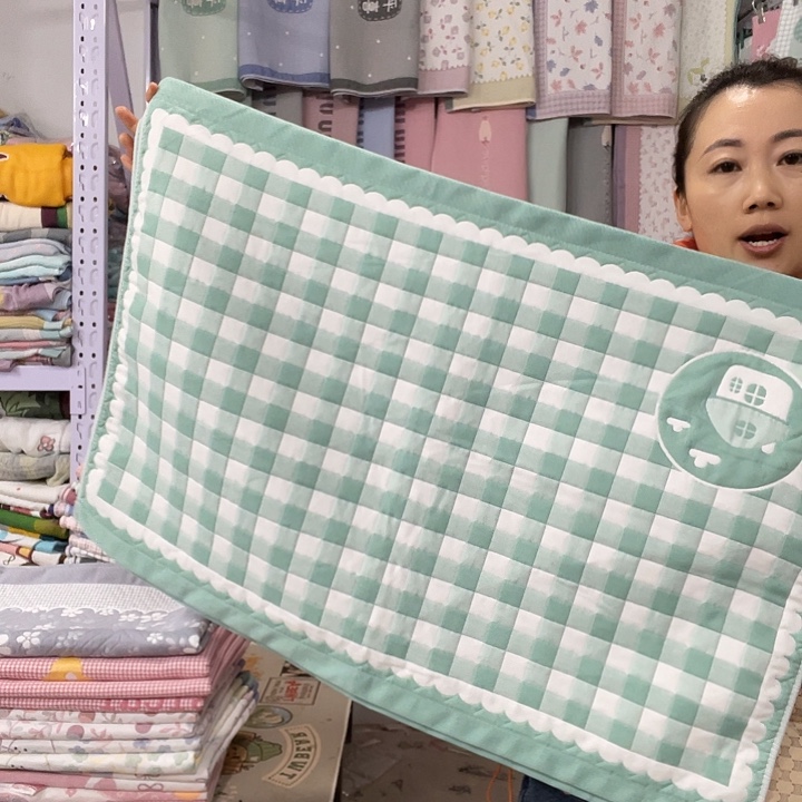 棉特价促销绿色小房子纯棉