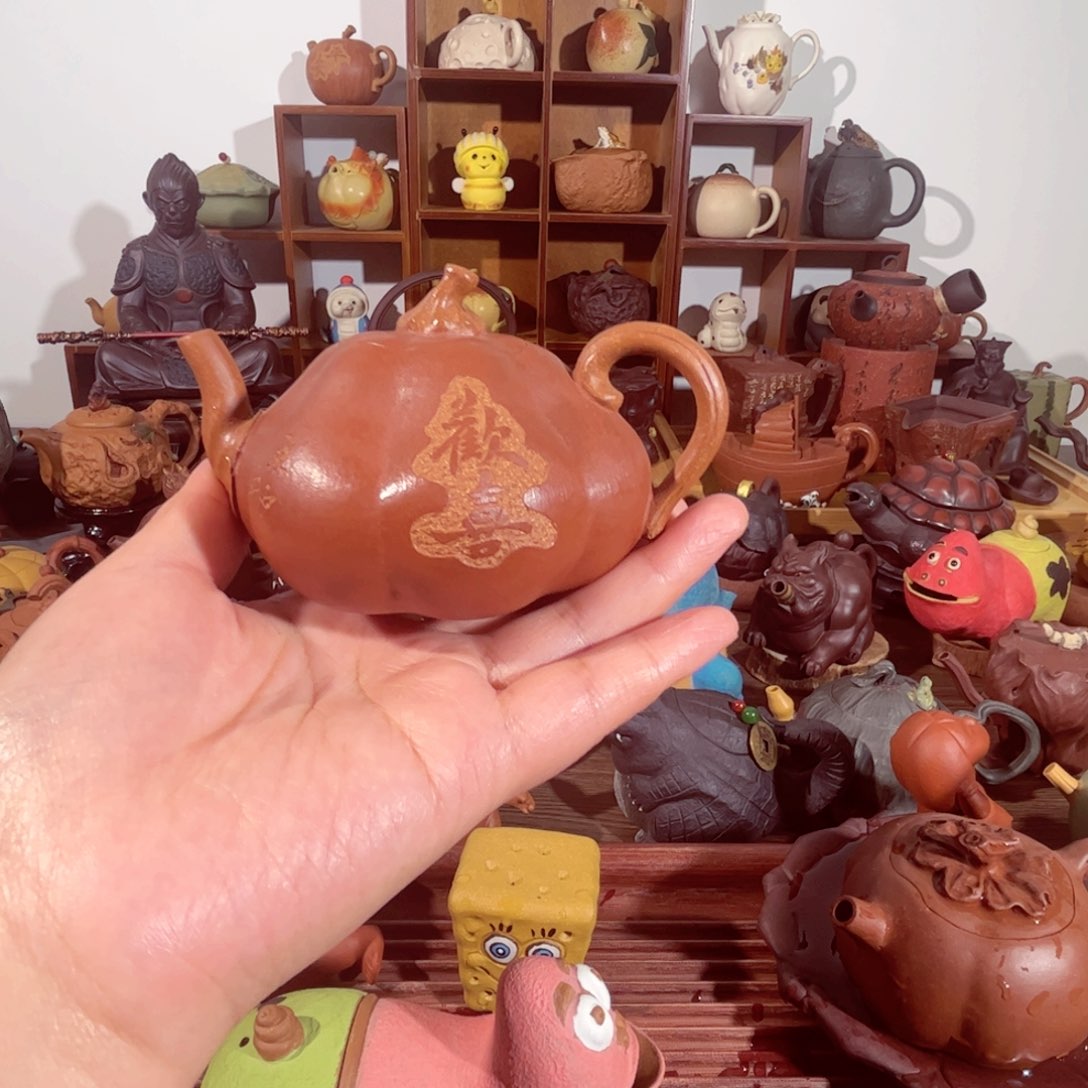紫砂茶壶D****)纯手工制作过程非常