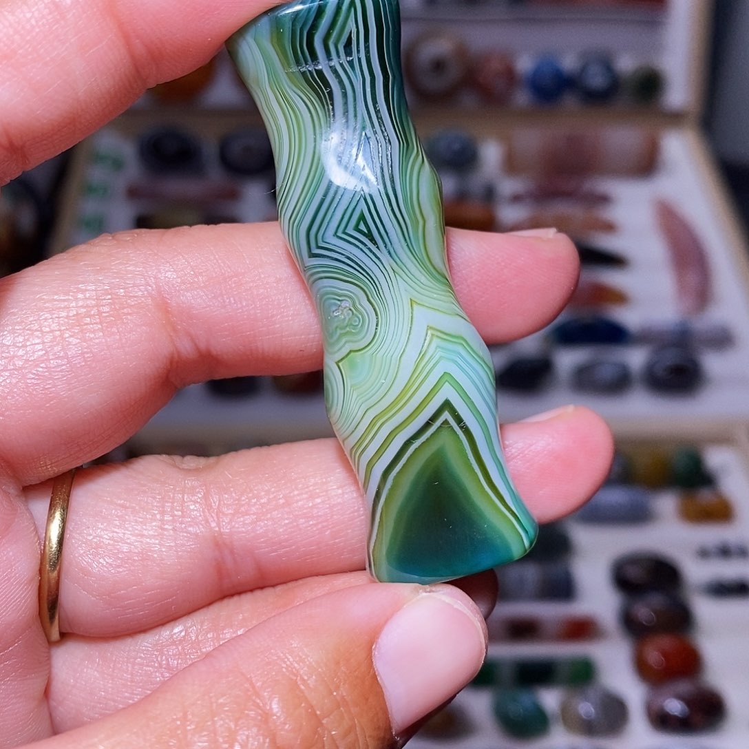 玛瑙未镶嵌吊坠……..