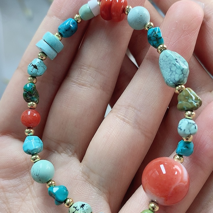 未镶嵌绿松石珠宝奇石