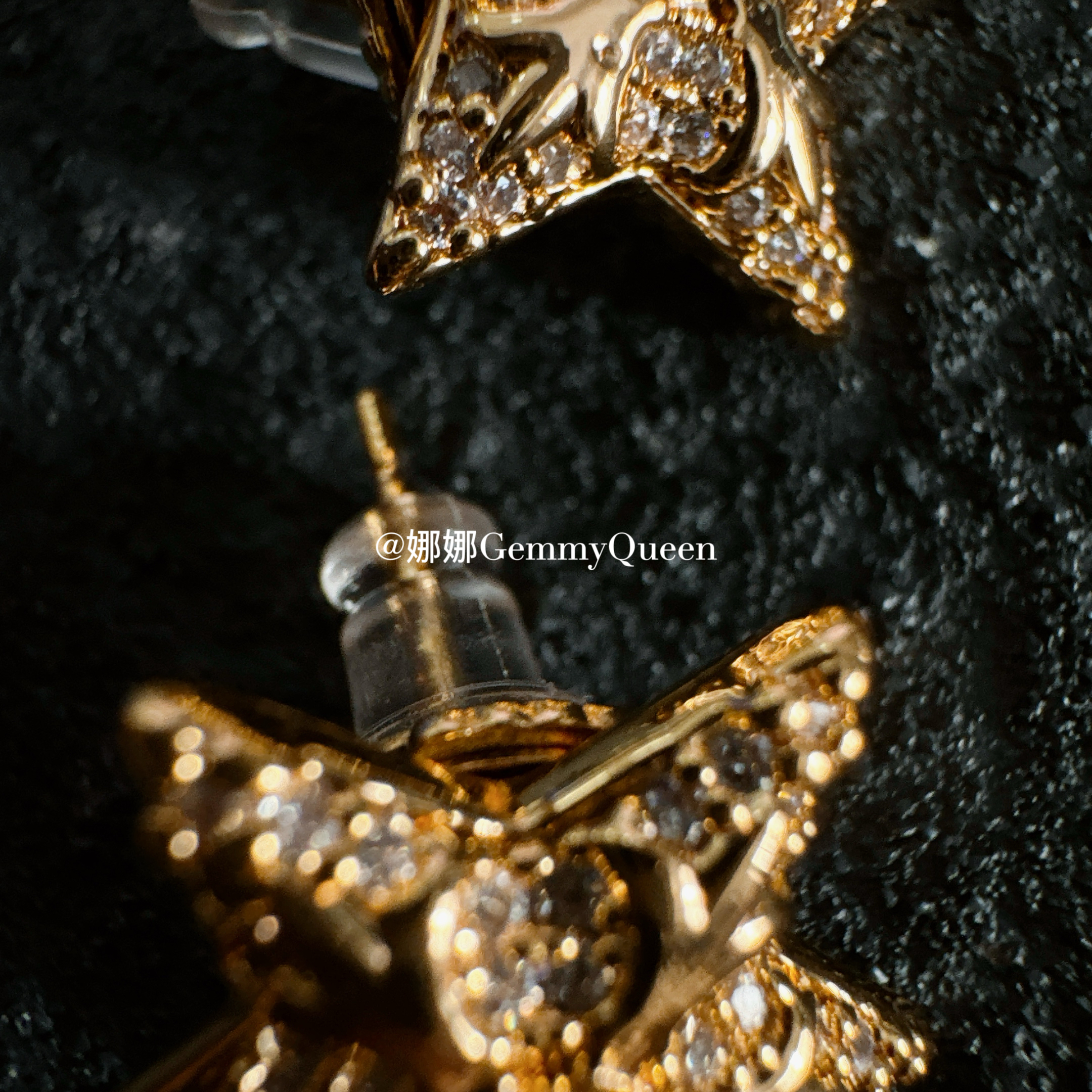 铜合金合成锆石耳饰 娜娜GemmyQueen耳环GQ10489