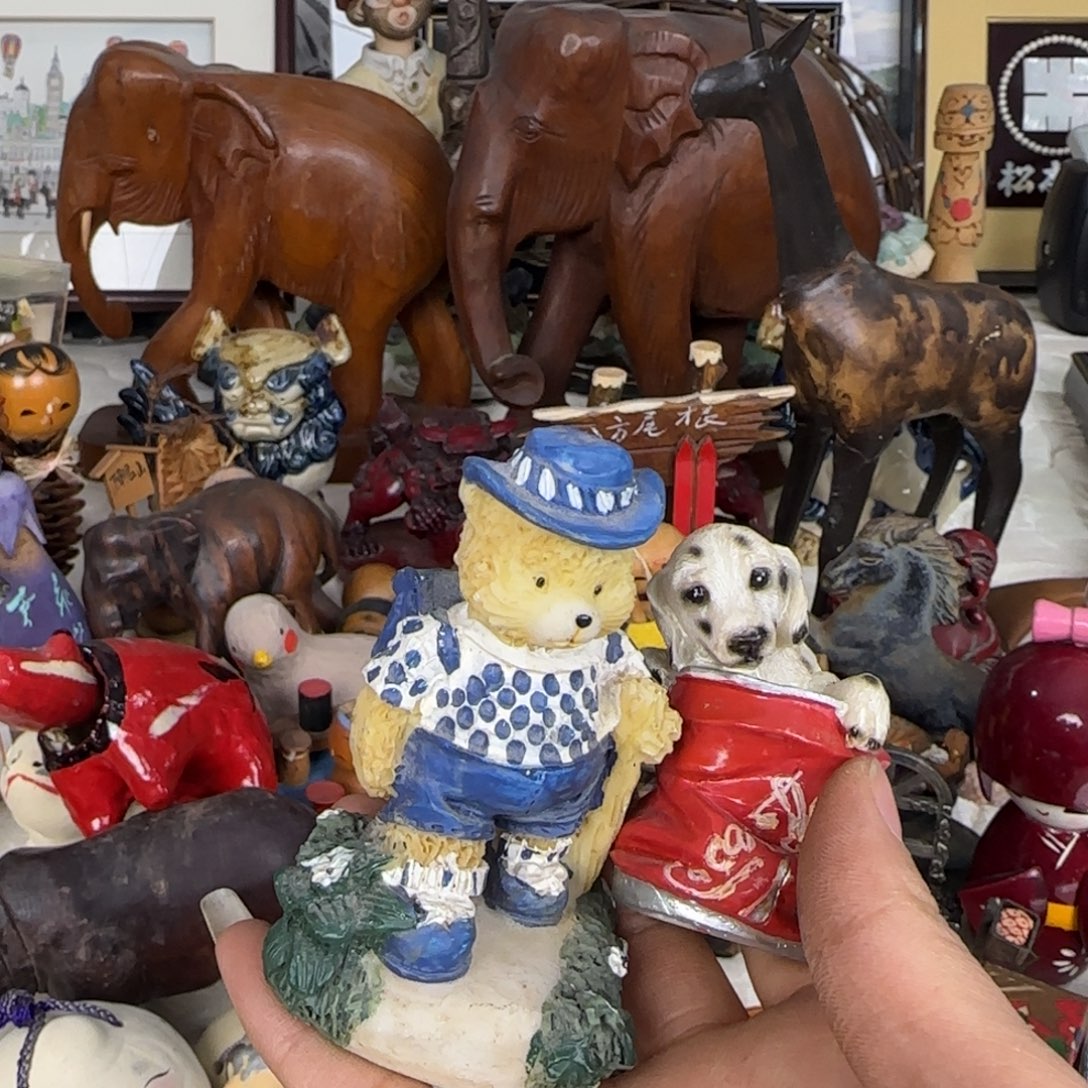 小***子瓷片茶室摆件茶室摆件