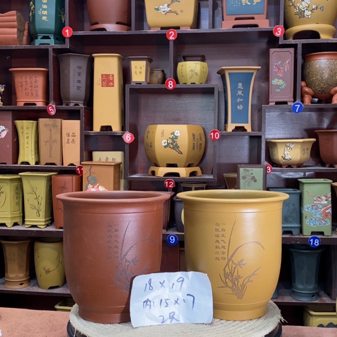 紫砂花盆紫砂艺术