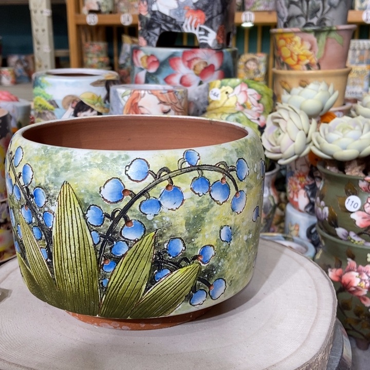 红陶景德镇艺术手绘作品