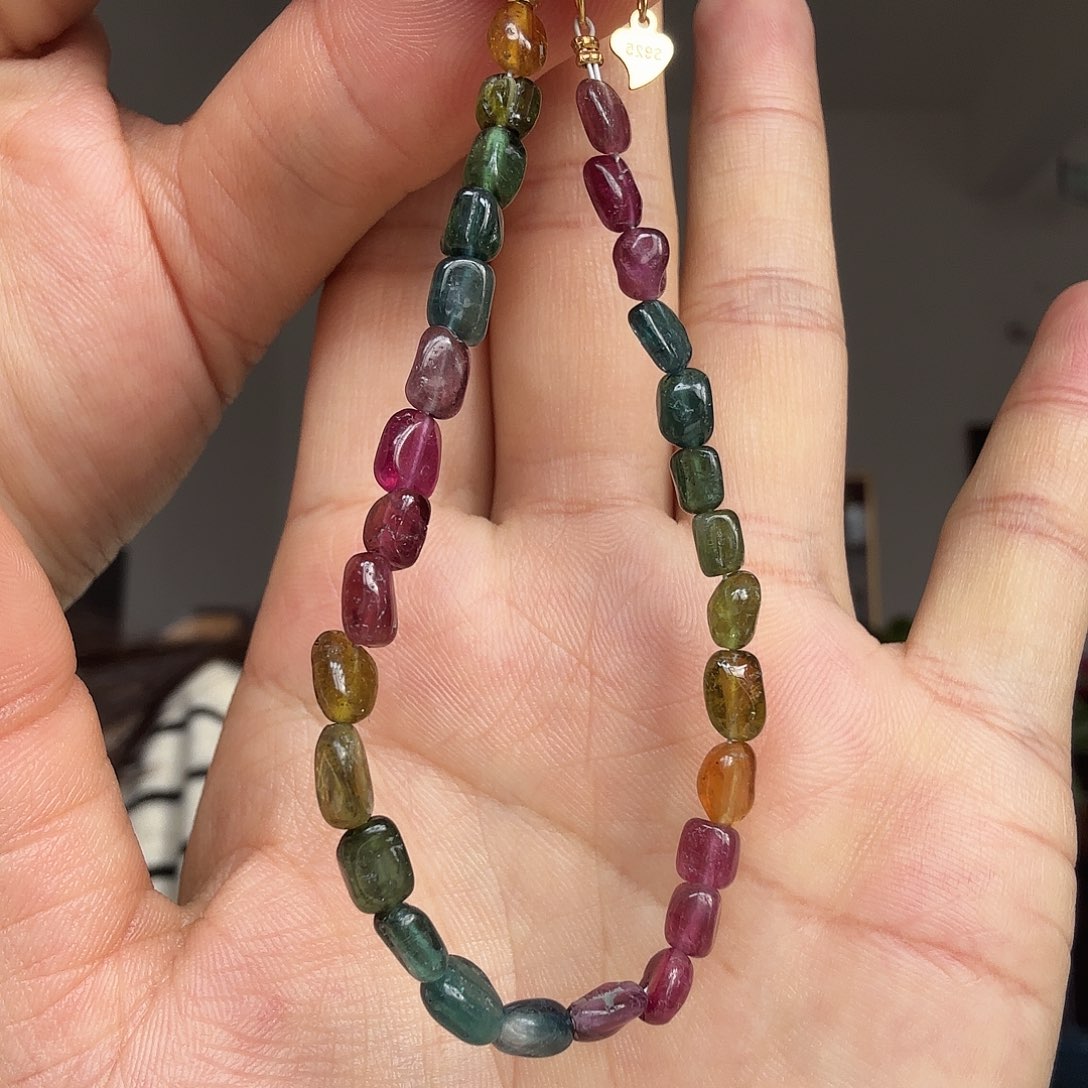 水晶手链未镶嵌碧玺