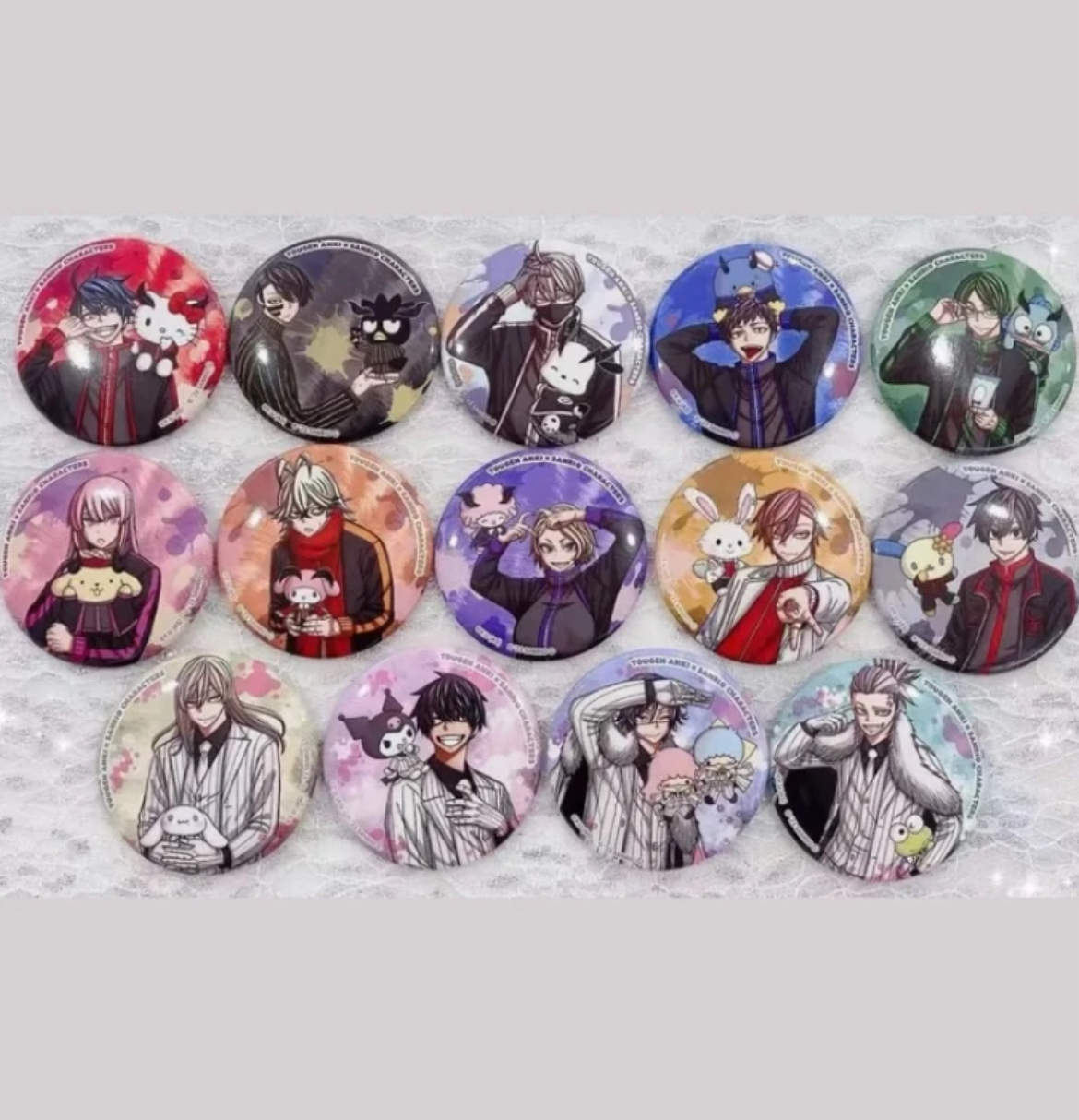 【日谷代拆】桃源暗鬼三丽鸥联名吧唧