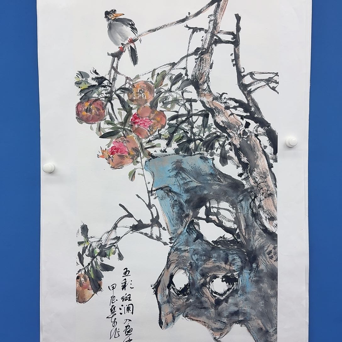 国画多次参加国内外大型