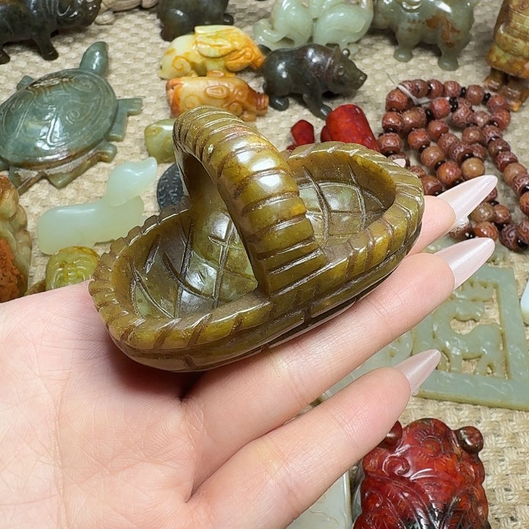 白玉菩提吊坠挂件