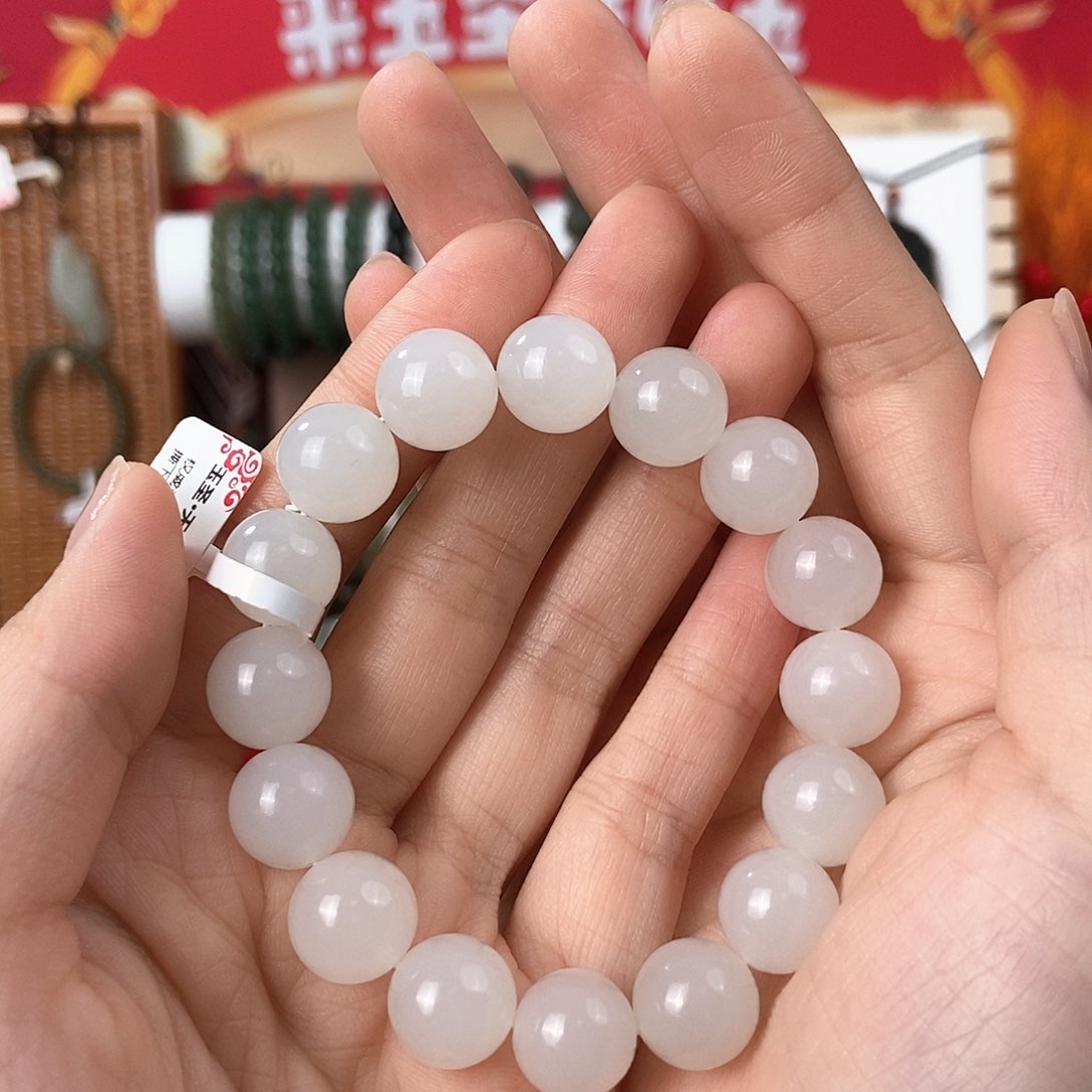 和田玉（糖玉）手串未镶嵌