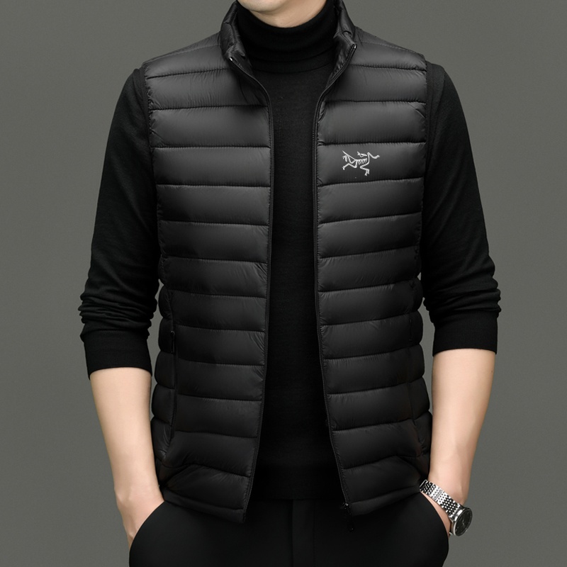 奥莱撤柜男士羽绒棉马甲棉服排骨服冬季保暖加厚棉服