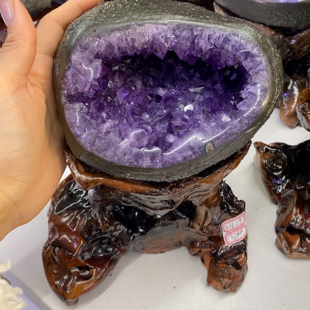 水晶摆件婷未镶嵌