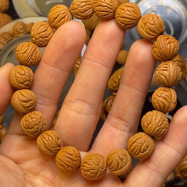 手串文玩核桃秦嶺龍紋桃核12尺寸