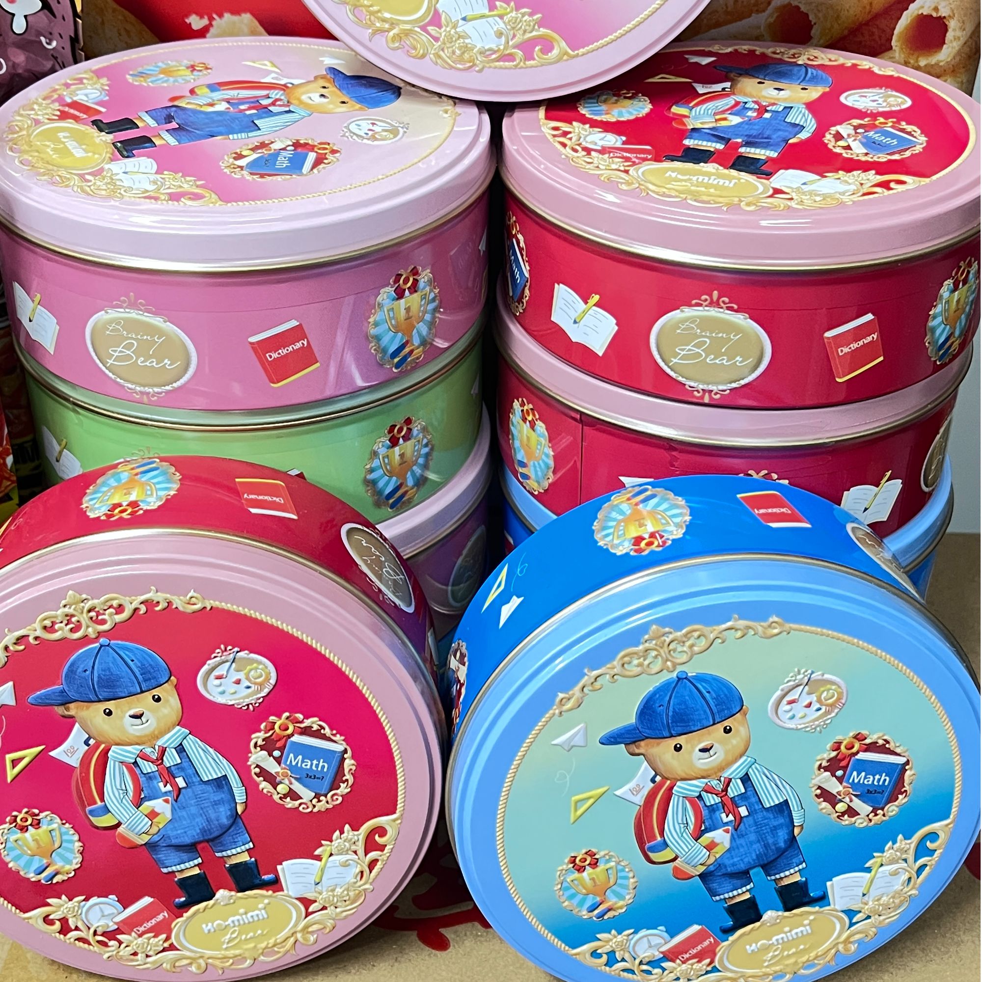 HO.mimi经典三味小花黄油曲奇饼干 150g（包装随机）*2盒