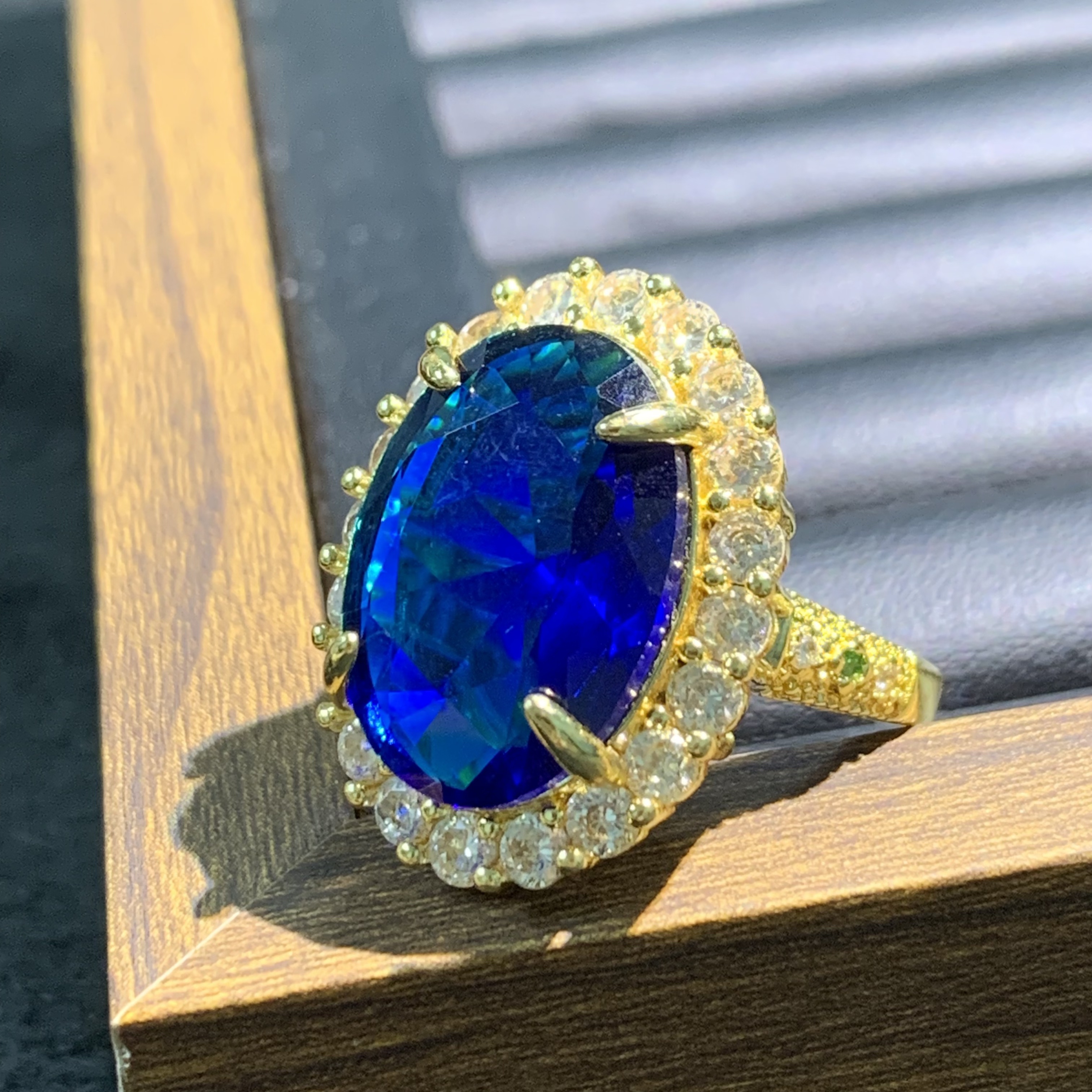 【芊玥高奢珠宝严选】馆藏高奢蓝戒指 JZ0005