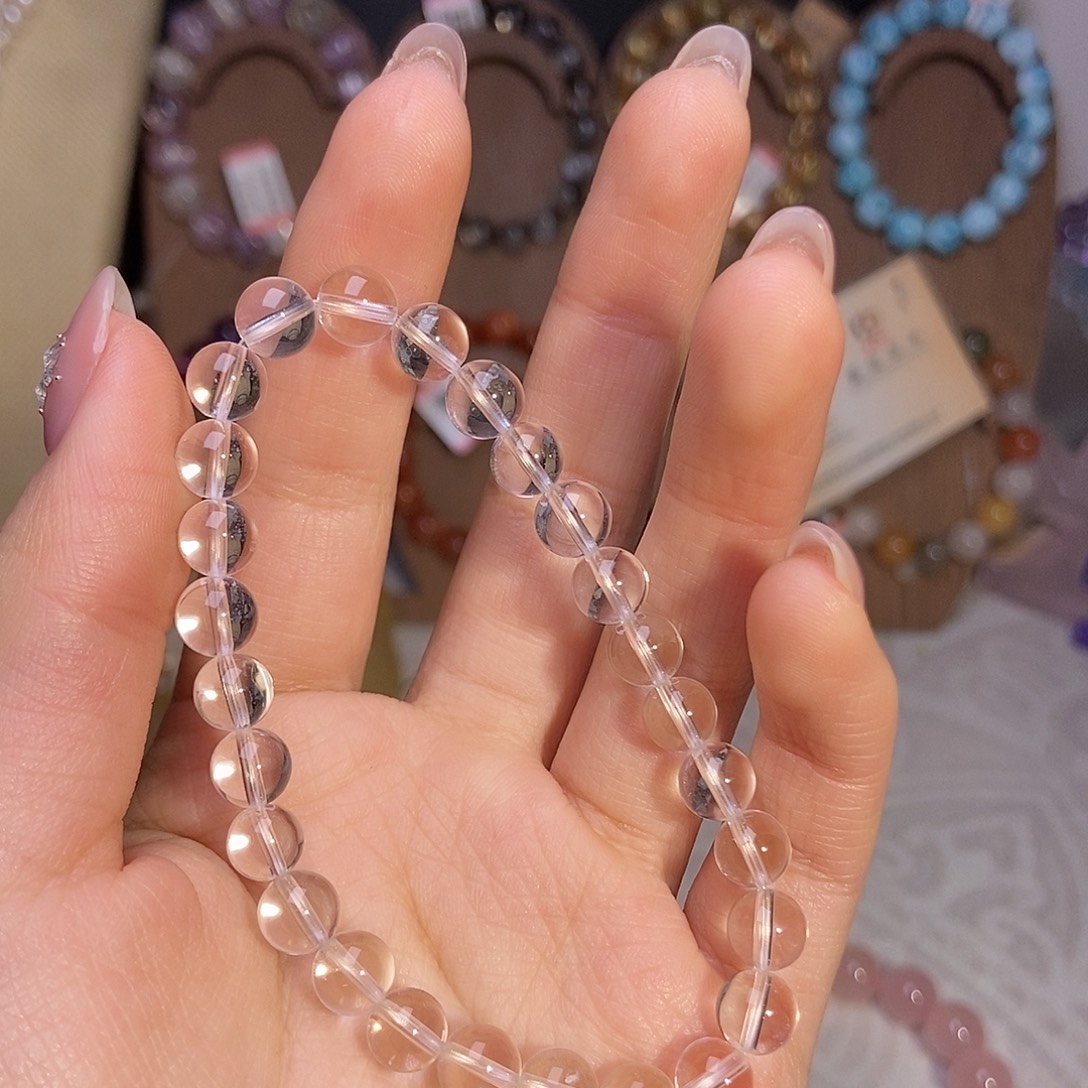 南***意未镶嵌烟晶手链403