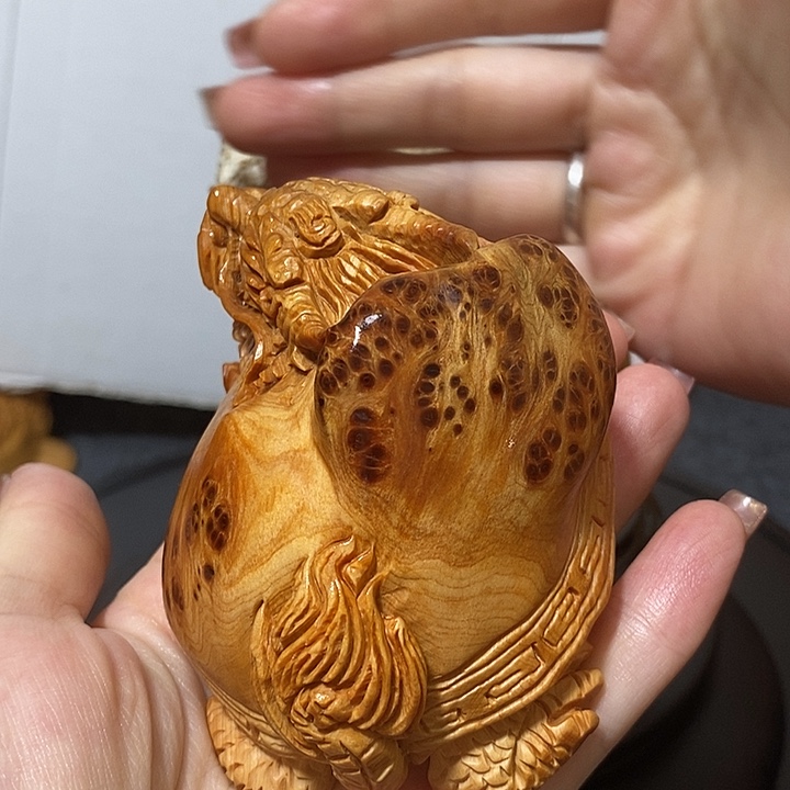 柏木（崖柏）崖柏瘤疤手把件