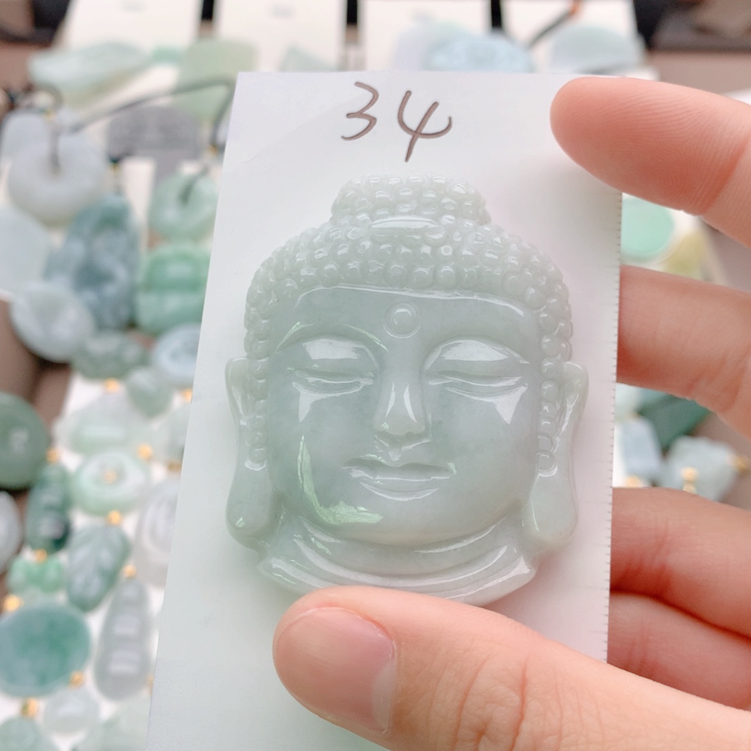 翡翠未镶嵌颈饰吊坠