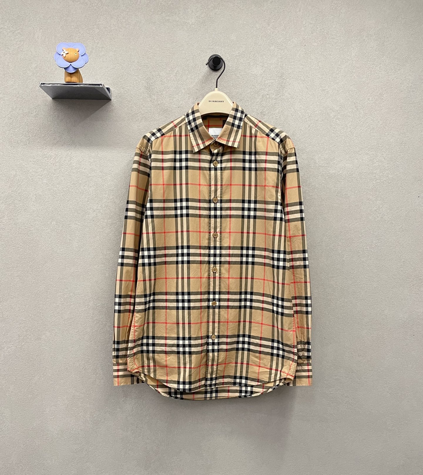 99新 BURBERRY/博柏利 Burberry巴宝莉 格纹衬衫/尺码s/VH003340