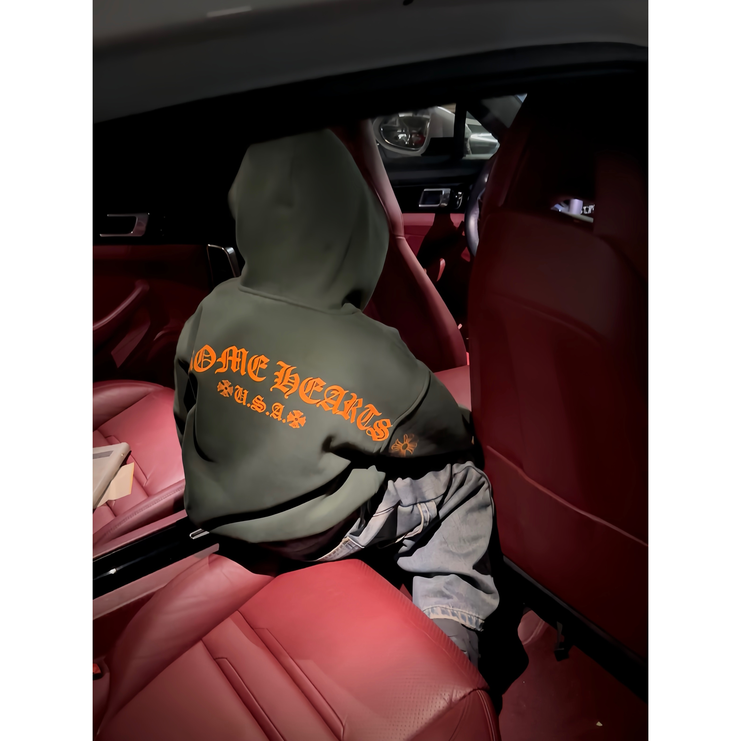 现货｜一森弟弟【饱和度一绝】显白 撞色感印花 连帽加绒款卫衣E0101