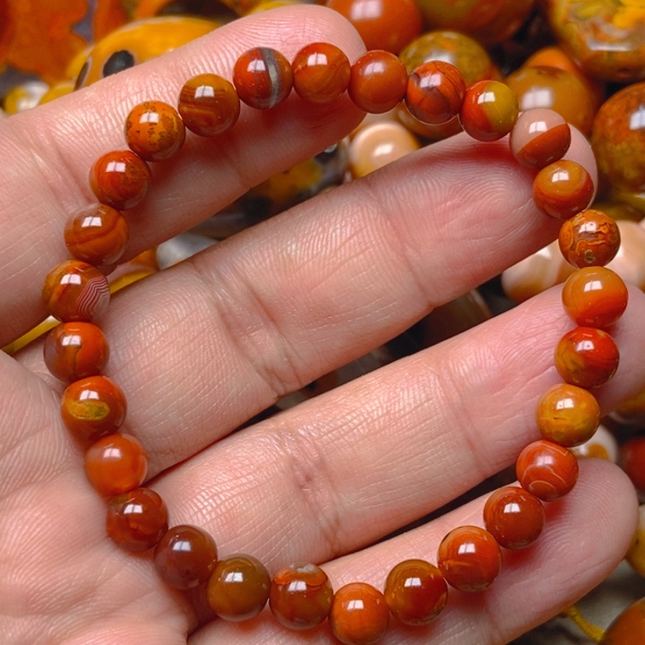 玛瑙/玉髓未镶嵌手串