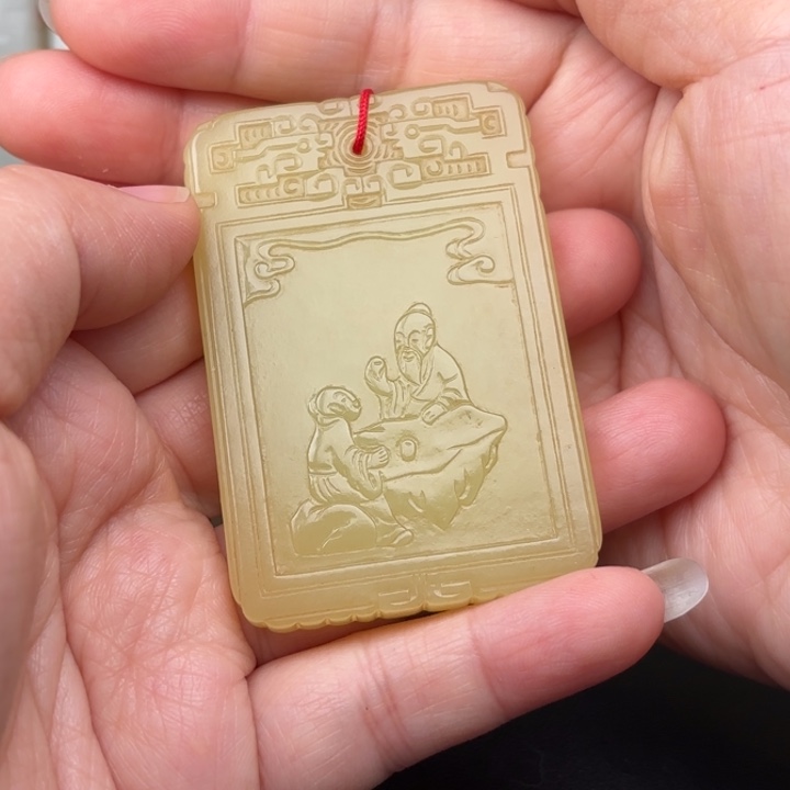 未镶嵌和田玉挂件@****?