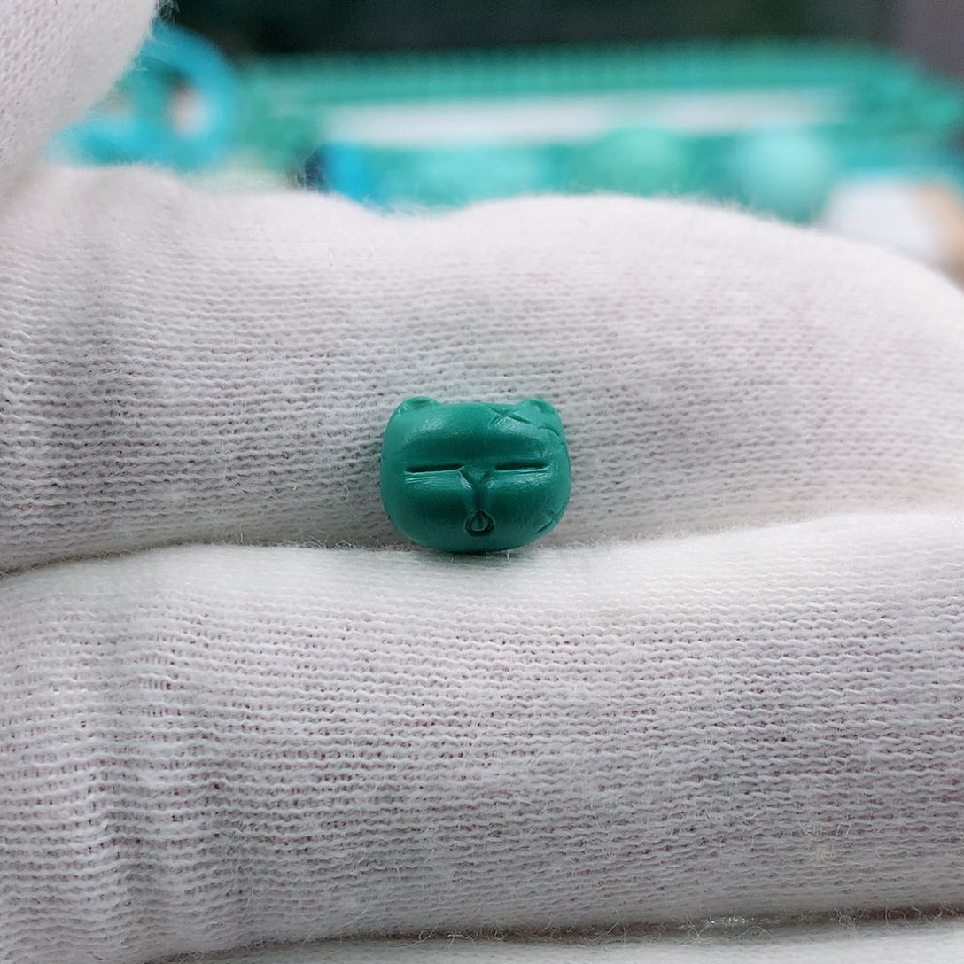 绿松石猫咪未镶嵌