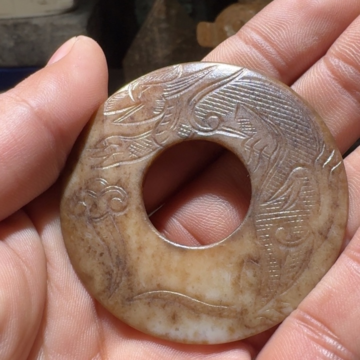 和田玉（糖玉）颈饰未镶嵌开****久