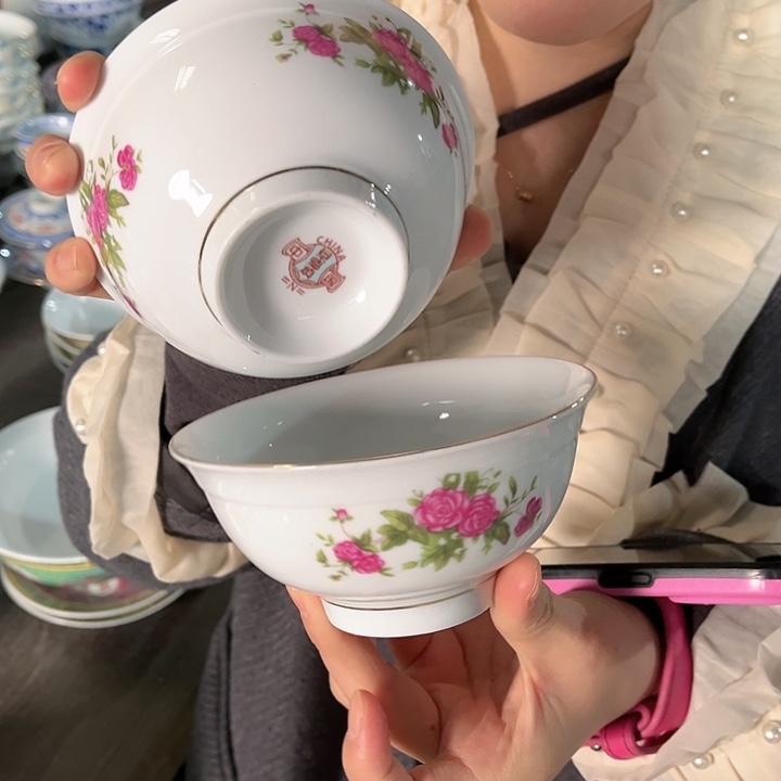 瓷片////直径12.5厘米。2个。