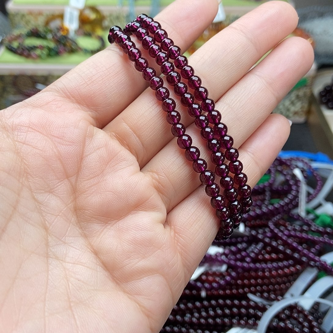 石榴石未镶嵌手串手串4:6