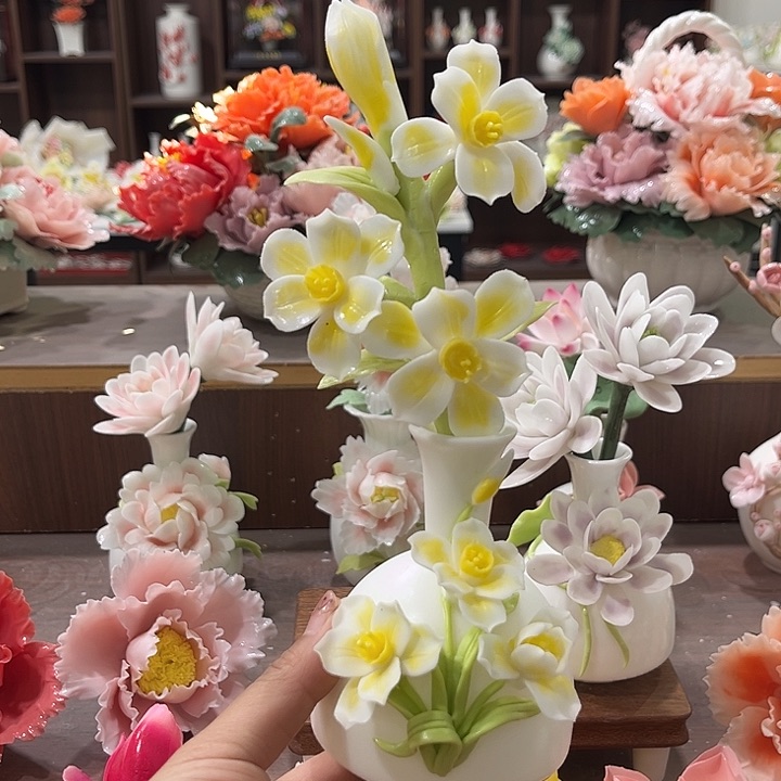 瓷片陶瓷工艺品摆件