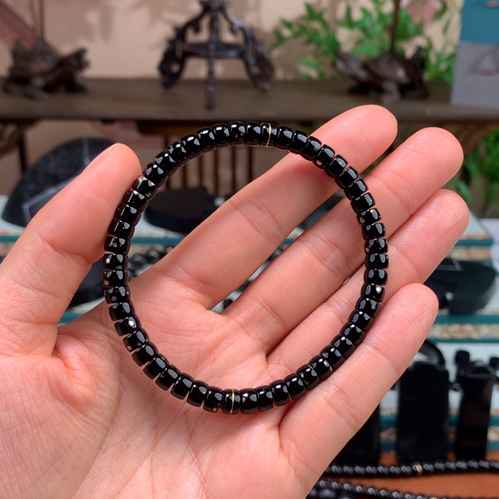 和田玉（青玉）手链未镶嵌G****子