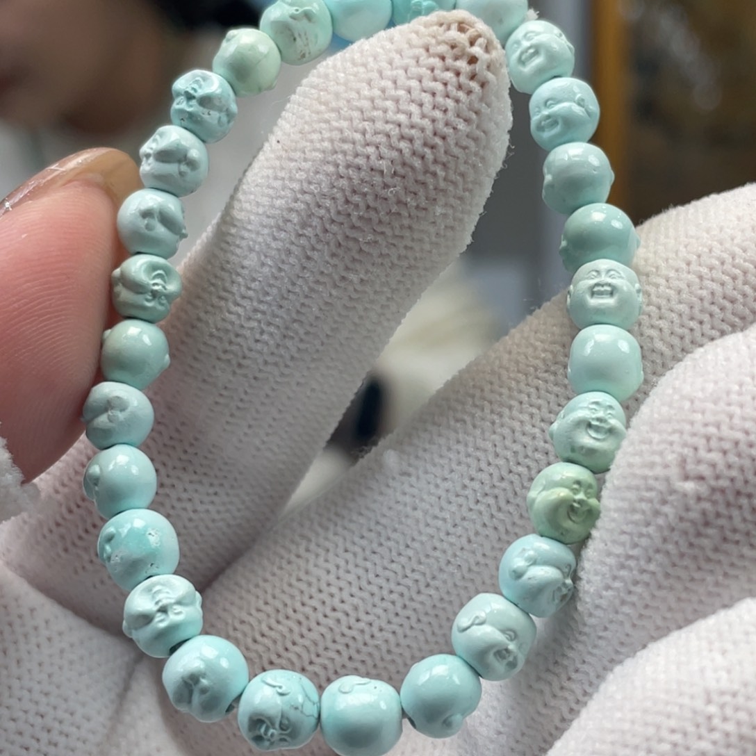 绿松石未镶嵌挂件