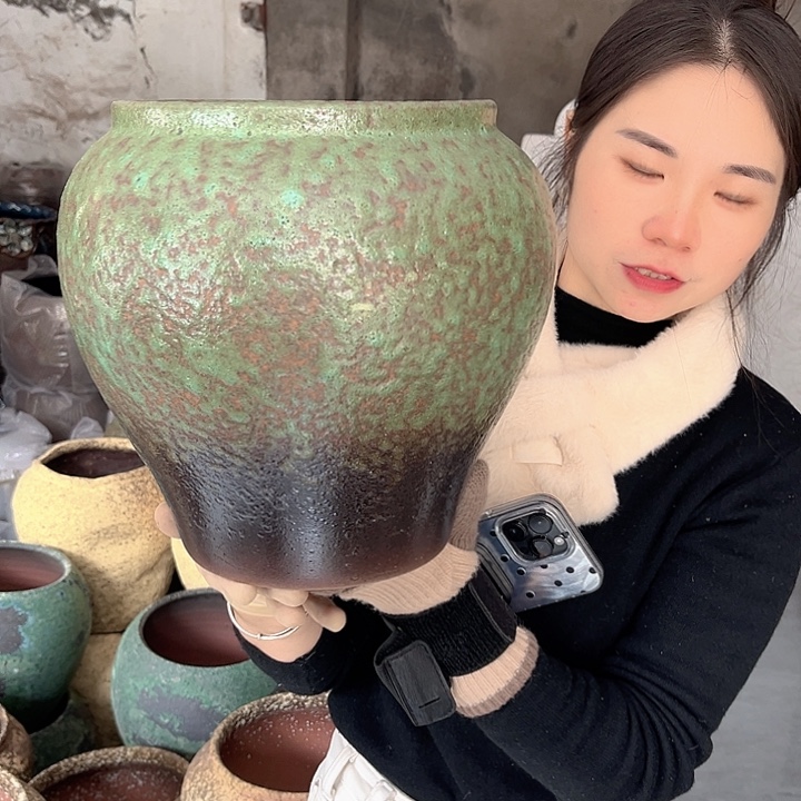 正品口20高26花盆……