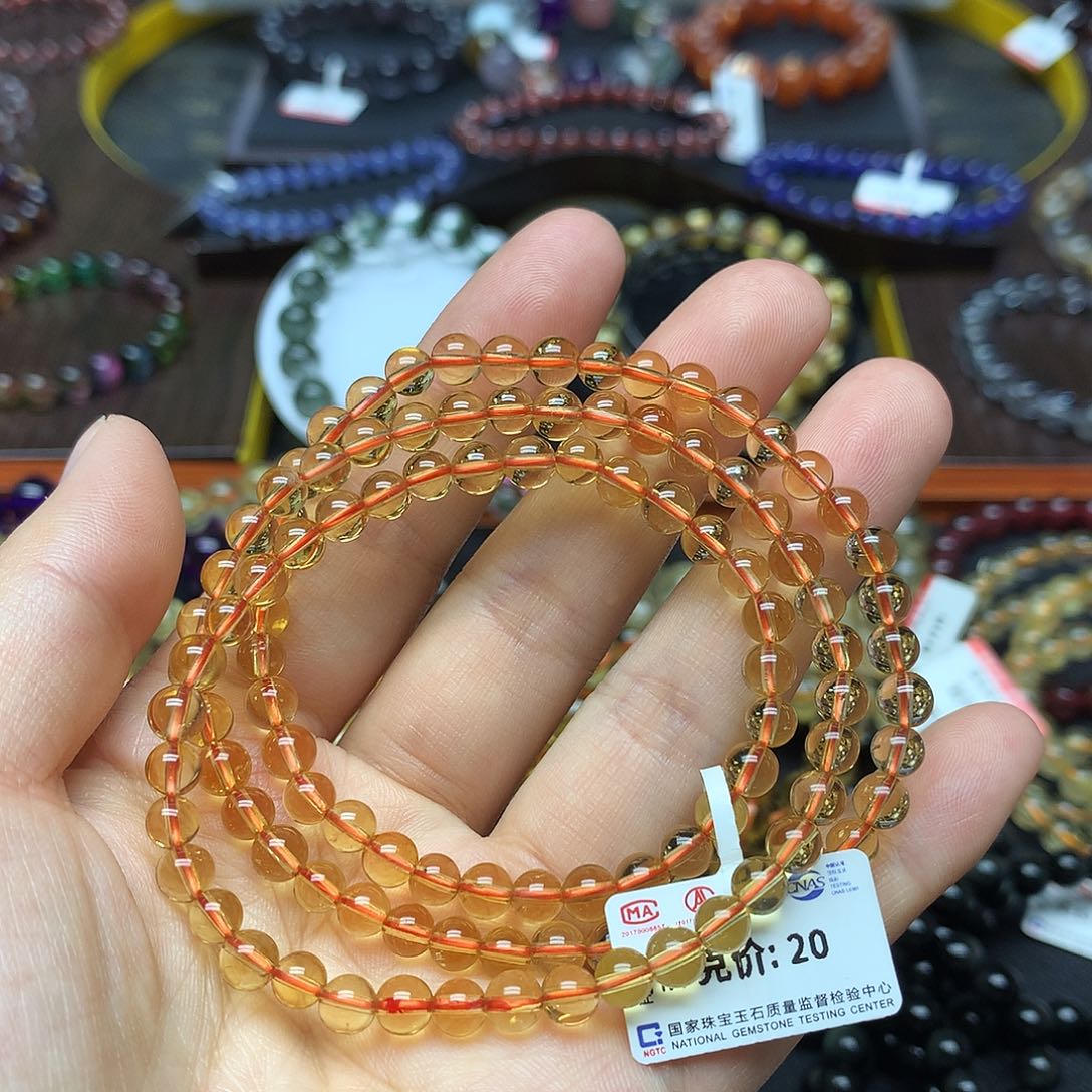 水晶手链未镶嵌手链