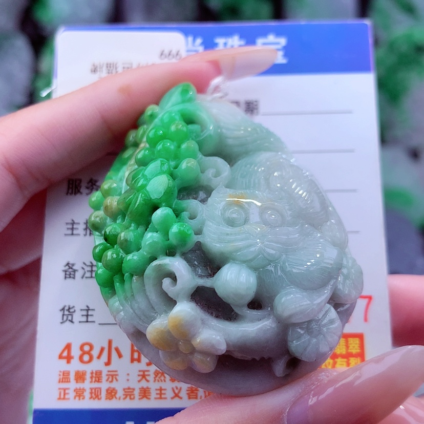 【闪购商品】翡翠颈饰未镶嵌挂件